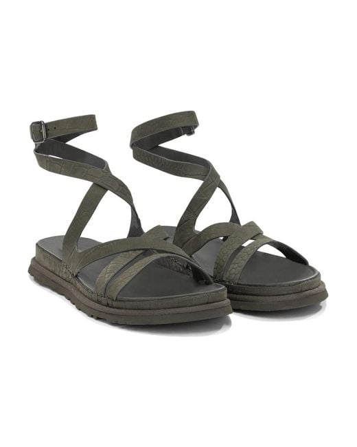 Flat Sandals Ugg en coloris Black