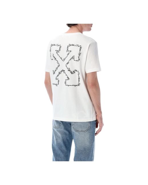 Off-White c/o Virgil Abloh Blue T-Shirts for men