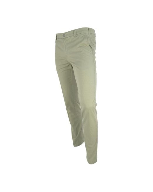 Meyer Broeken ,Groen ,Katoen Rio Pantalone 1-3036/24 in het Green voor heren