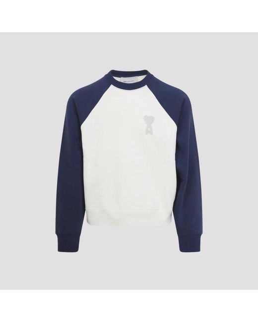 AMI Blue Sweatshirts for men