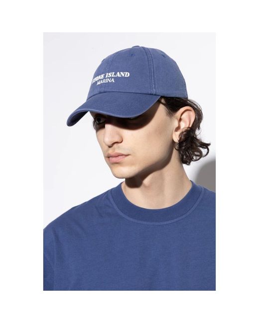 Caps di Stone Island in Blue da Uomo