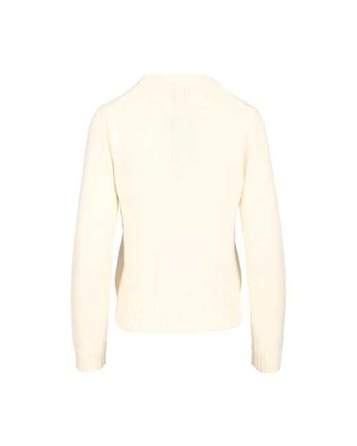 Polo Ralph Lauren White Round-Neck Knitwear