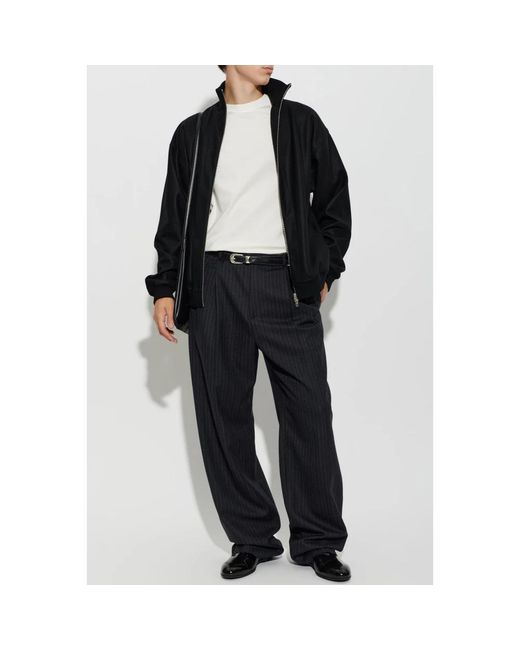 Jil Sander Wool Jacket in het Black voor heren