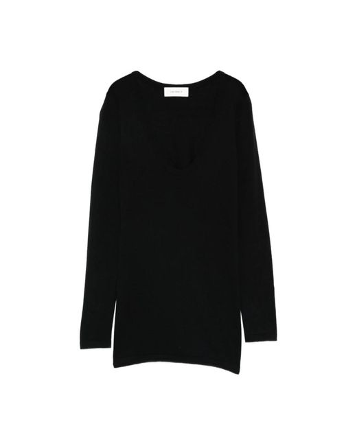 Lisa Yang Black Long Sleeve Tops