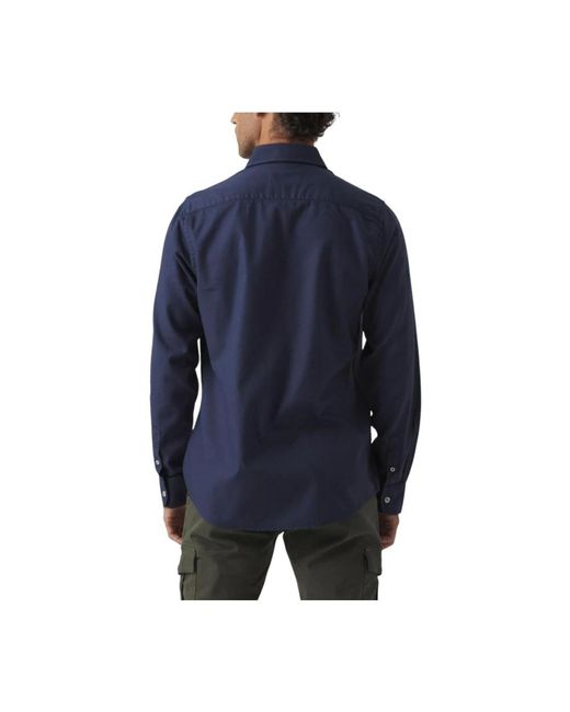 Scotta Overhemden ,Blauw ,Katoen Casual Overhemd in het Blue voor heren
