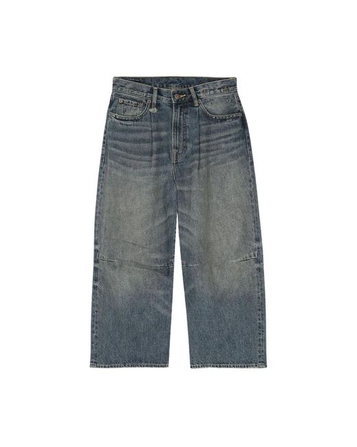 R13 Gray Loose-Fit Jeans