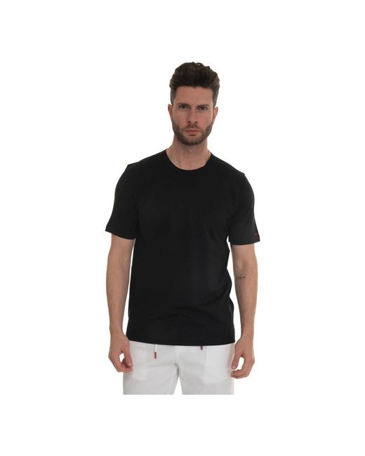 Kiton Black T-Shirts for men