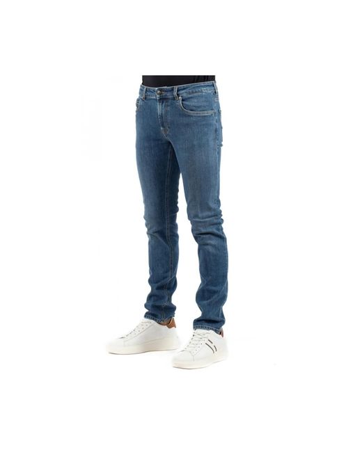 Fay Blue Slim Fit Jeans for men