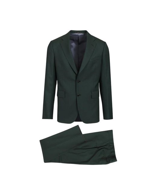 Paul Smith Green Single Breasted Suits for men