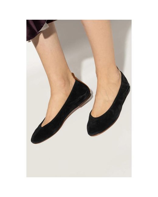 Lanvin Black Ballerina Shoes