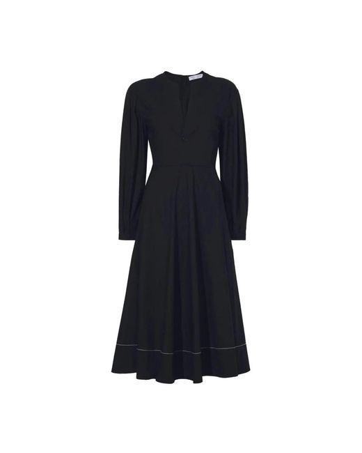 Proenza Schouler Black Midi Dresses