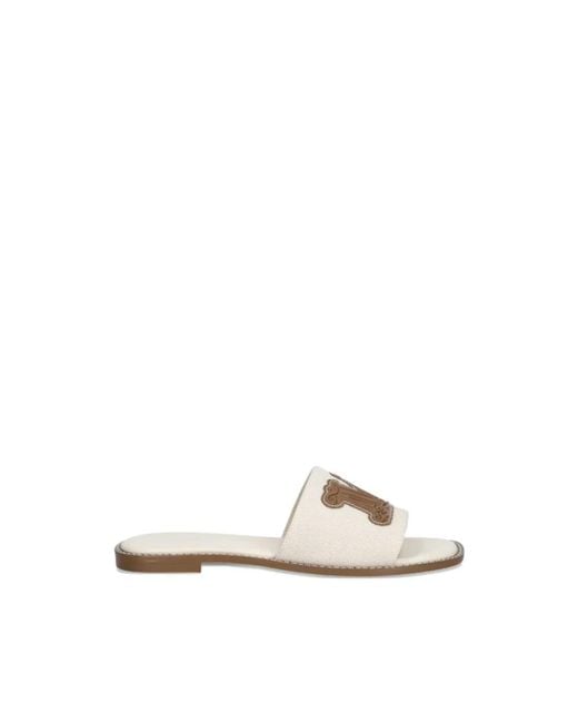 Max Mara Natural Sliders