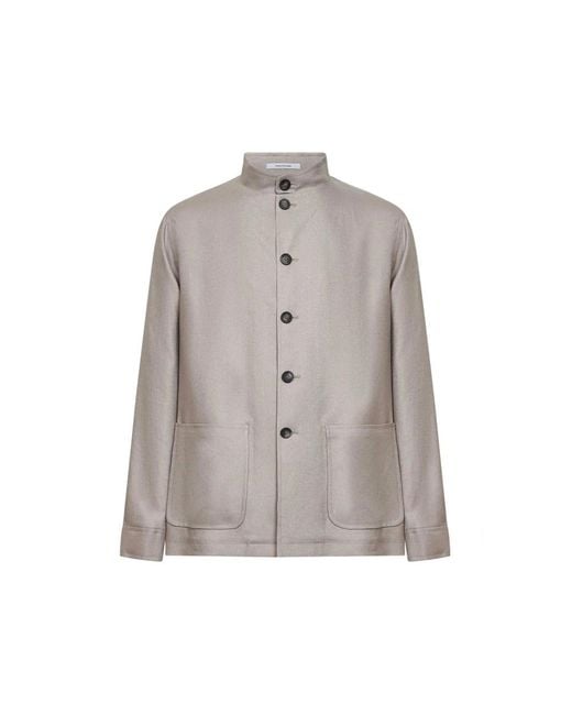 Tagliatore Gray Light Jackets for men