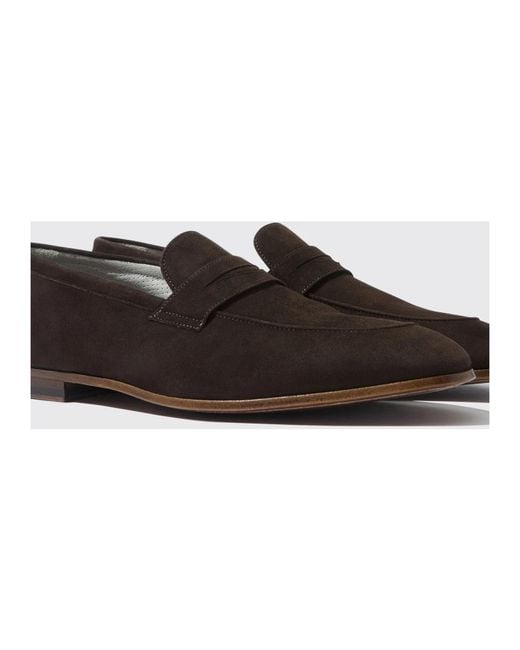 Scarosso Black Loafers for men