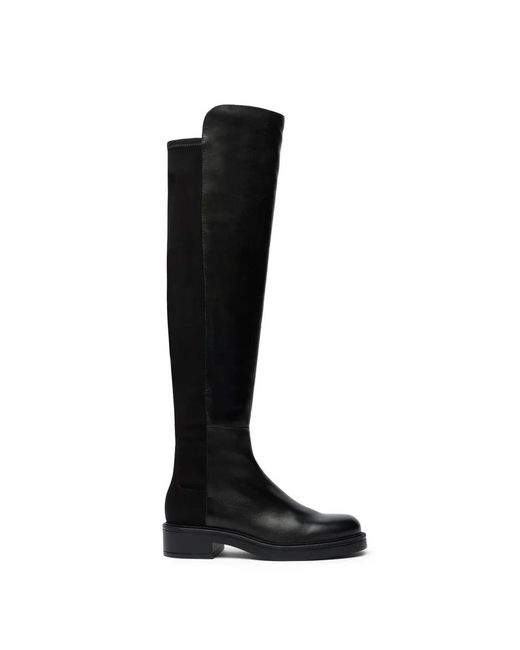 High Boots Stuart Weitzman en coloris Black