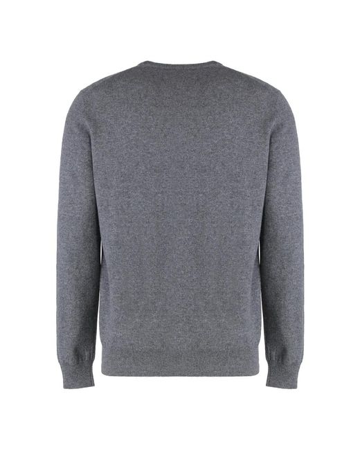 Moorer Gray Cashmere Knitwear for men