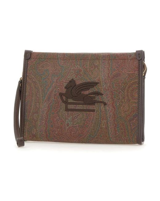 Clutches Etro de color Brown