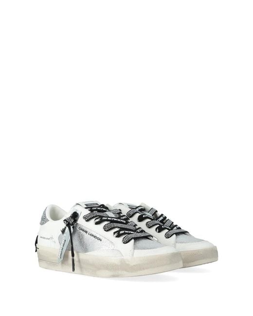 Crime London White Sneakers