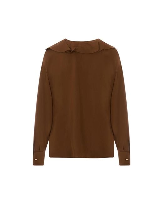 Blouses Max Mara de color Brown