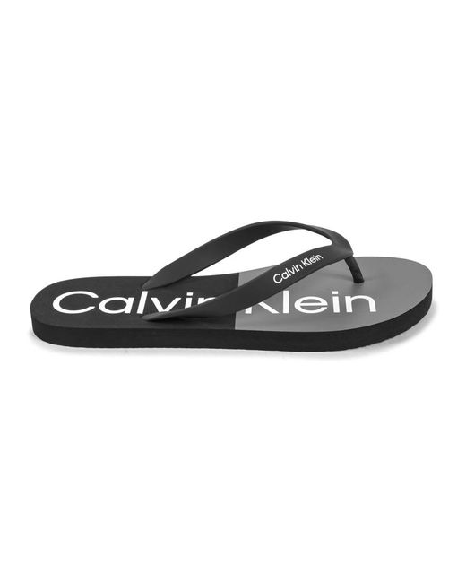 Calvin Klein Black Flip Flops for men