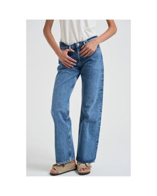Straight Jeans Agolde en coloris Blue