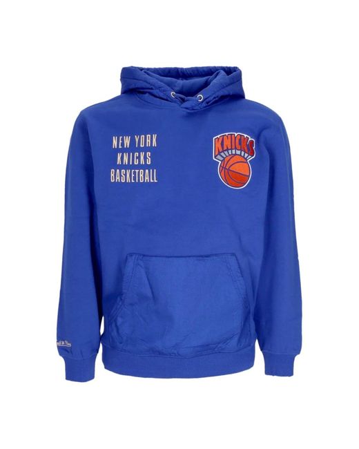 Mitchell & Ness Hoodies in het Blue voor heren