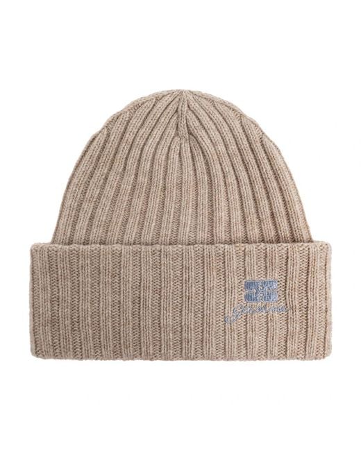 Ganni Natural Beanies