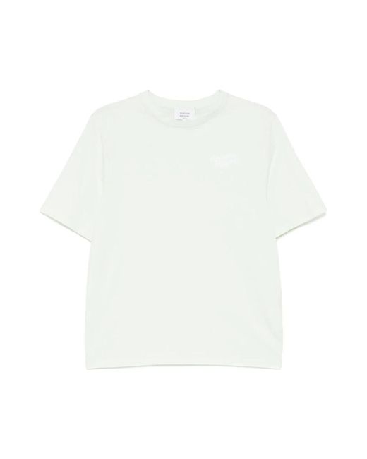 Maison Kitsuné White Mint crew neck t-shirt