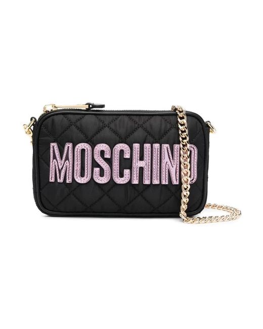 Moschino Black Shoulder Bags