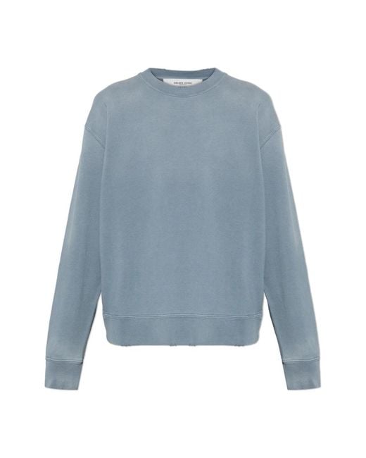 Golden Goose Deluxe Brand Blue Sweatshirts for men