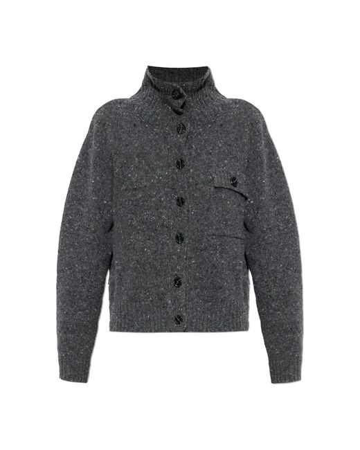 Samsøe & Samsøe Truien & Vesten ,Grijs ,Wol Salois Cardigan in het Gray