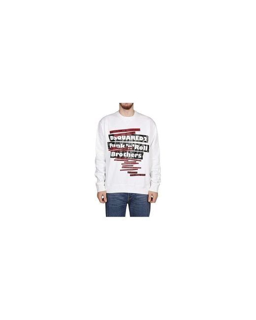 Sweatshirts di DSquared² in White da Uomo