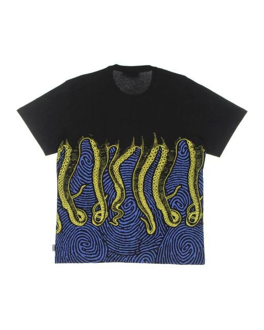Octopus Black T-Shirts for men
