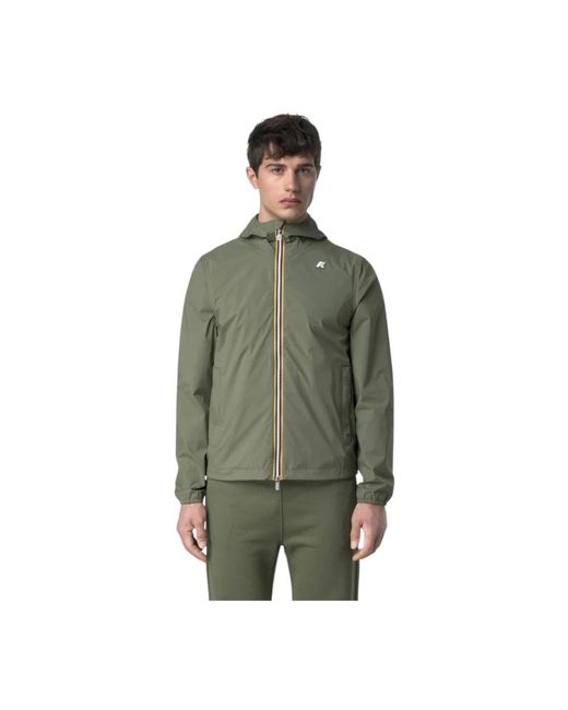 Rain Jackets K-Way de hombre de color Green