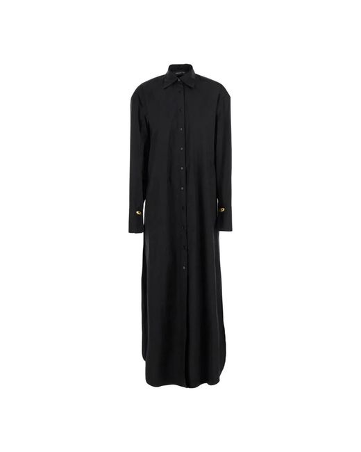 Shirt Dresses FEDERICA TOSI de color Black