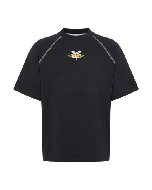 carlo colucci T-Shirts in het Black voor heren