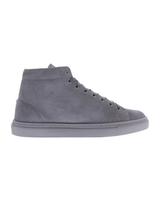ETQ Amsterdam Gray Laced Shoes for men