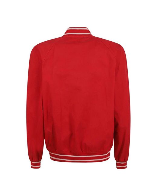 Alexander McQueen Oversized Bomber Mäntel in Red für Herren