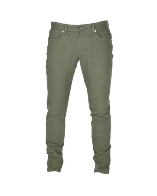 Jeckerson Green Slim-Fit Jeans for men
