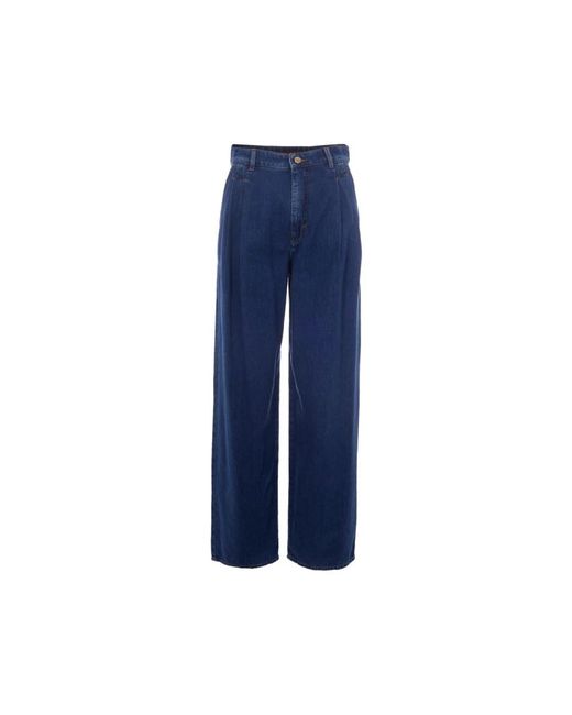 Max Mara Blue Wide Jeans