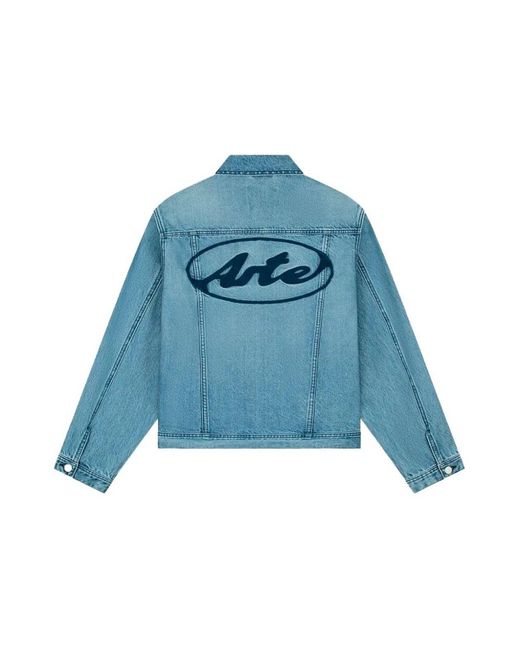 Arte' Blue Denim Jackets for men