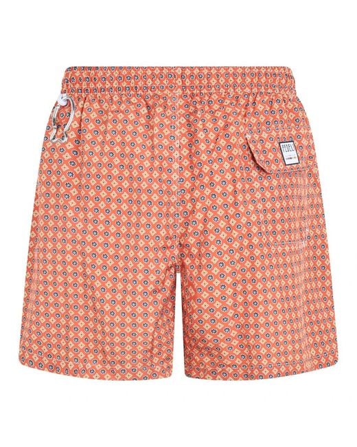 Fedeli Red Beachwear for men