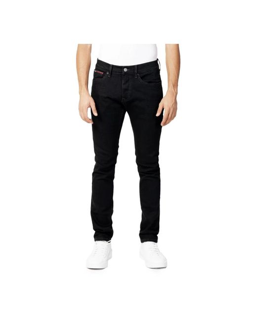 Tommy Hilfiger Black Slim-Fit Jeans for men