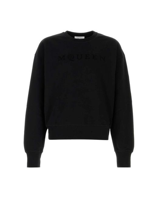 McQueen Black Sweatshirts for men