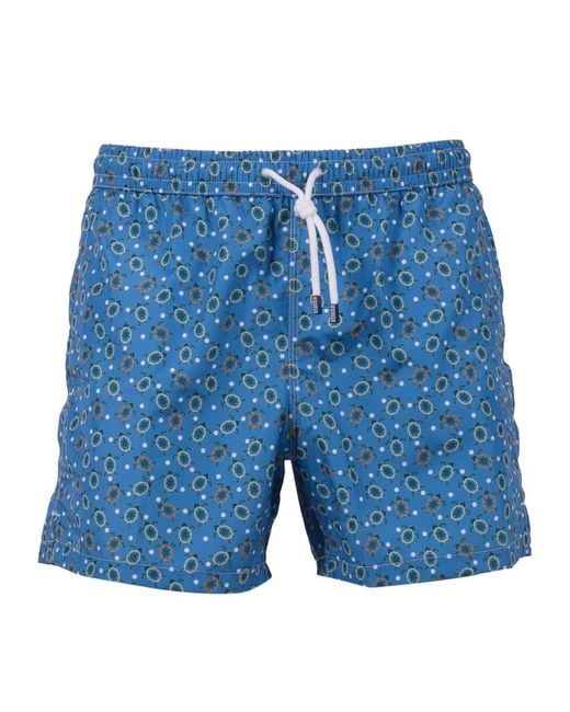 Fedeli Blue Beachwear for men