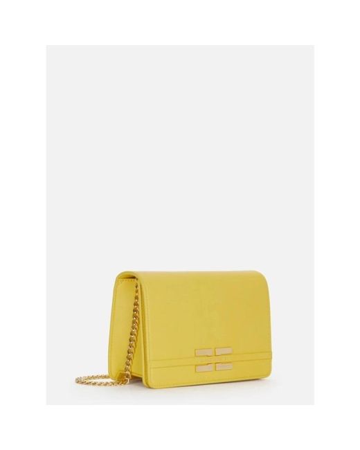 Elisabetta Franchi Yellow Cross Body Bags