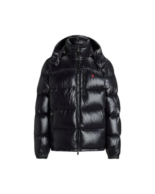 Polo Ralph Lauren Black El Cap Glossy Down Jacket for men