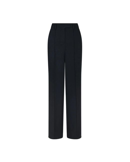Neo Noir Black Straight Trousers