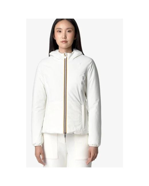 Light Jackets di K-Way in White