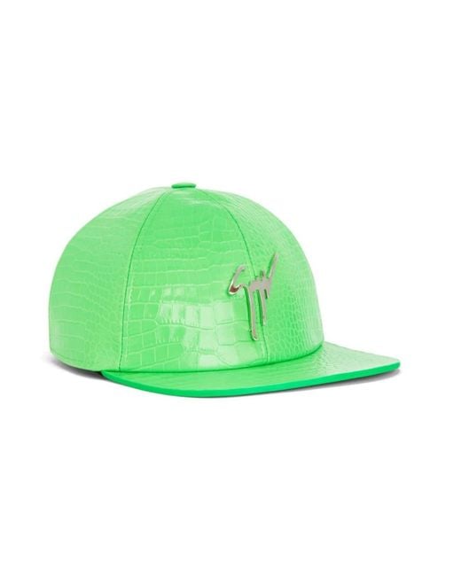 Giuseppe Zanotti Green Caps for men
